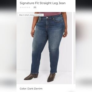 Lane Bryant Signature Fit Straight Jeans